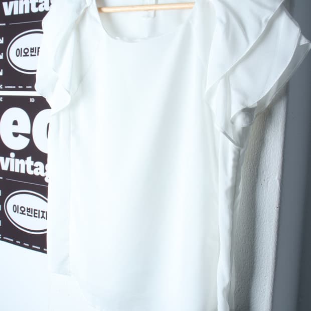 W(L-XL) 쉬스미스 반팔셔츠 남방 블라우스 반소매 새틴-H34486