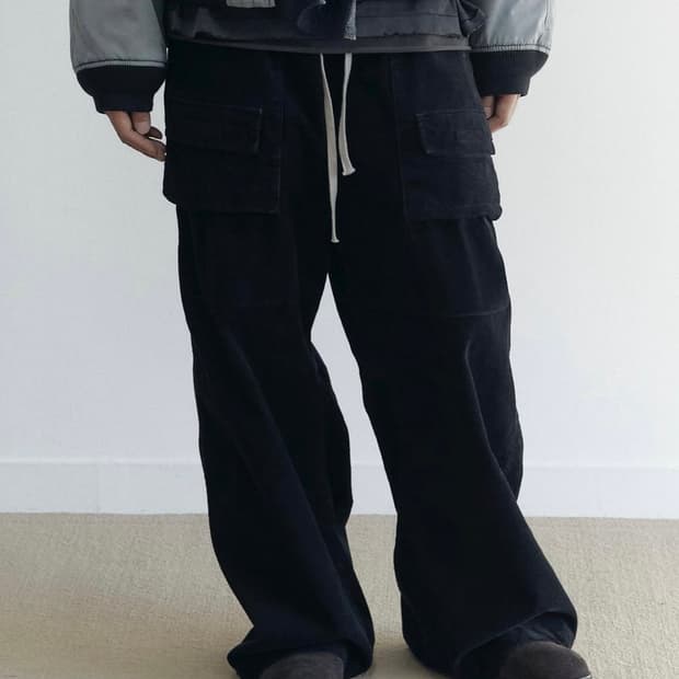 폴리테루 24FW 코듀로이 카고