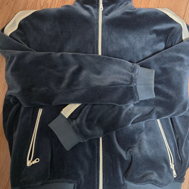 브라운야드 벨루어 트랙 자켓