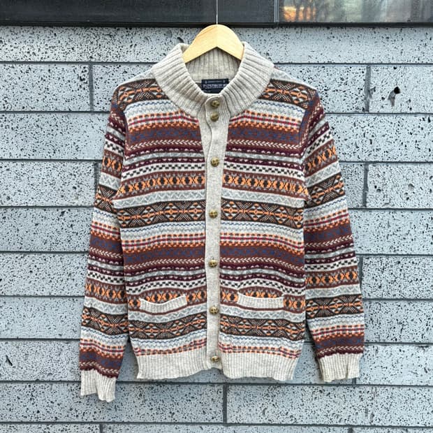 CP Preparatory 페어아일 니트 가디건