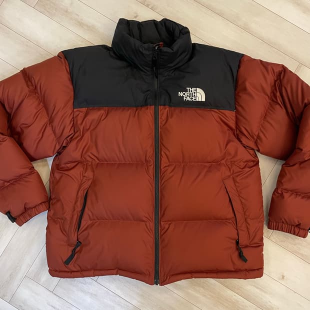 노스페이스 눕시 다크레드 패딩 / XL