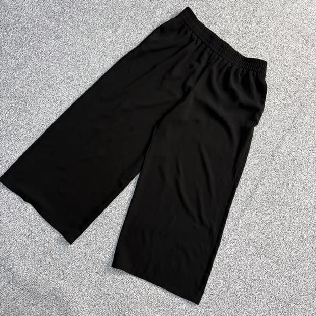 XL 자라 여성 와이드 밴딩 팬츠 0409J 