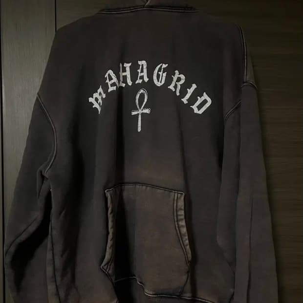 마하그리드 후드티L 오버핏 기모