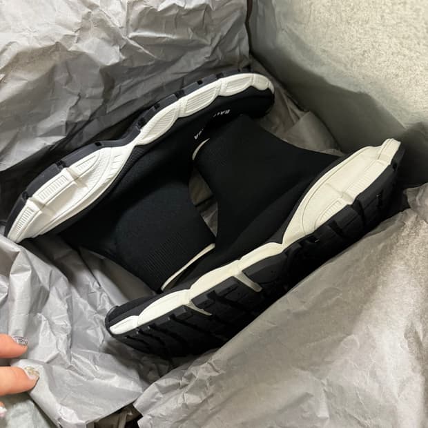 발렌시아가 3XL 삭 리사이클 니트 스니커즈 38 (250) 