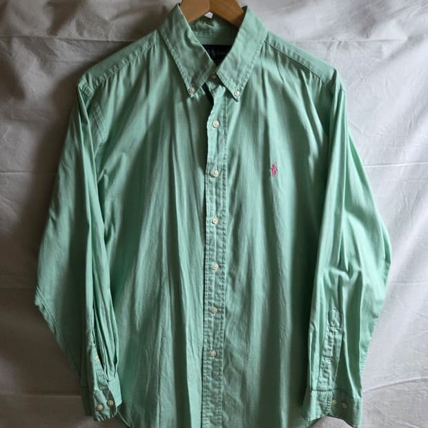 폴로 랄프로렌 민트색 셔츠 클래식 핏 L~XL