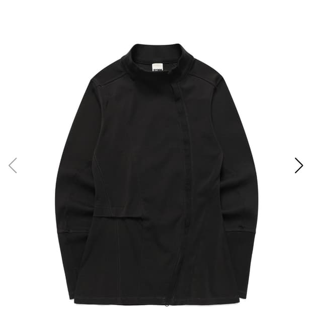 Side Tuck Rib Top (Black)