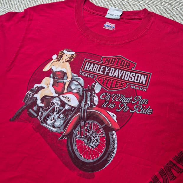 할리데이비슨 핀업걸 슬리브