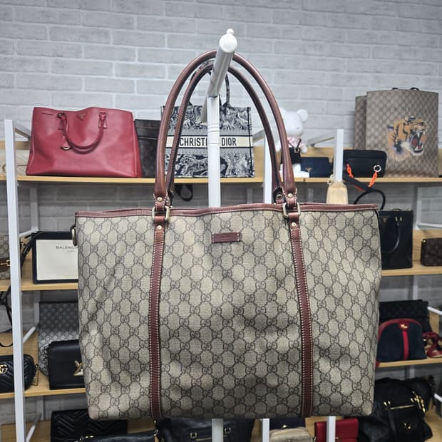 [특가][정품]구찌 시그니처 토트백