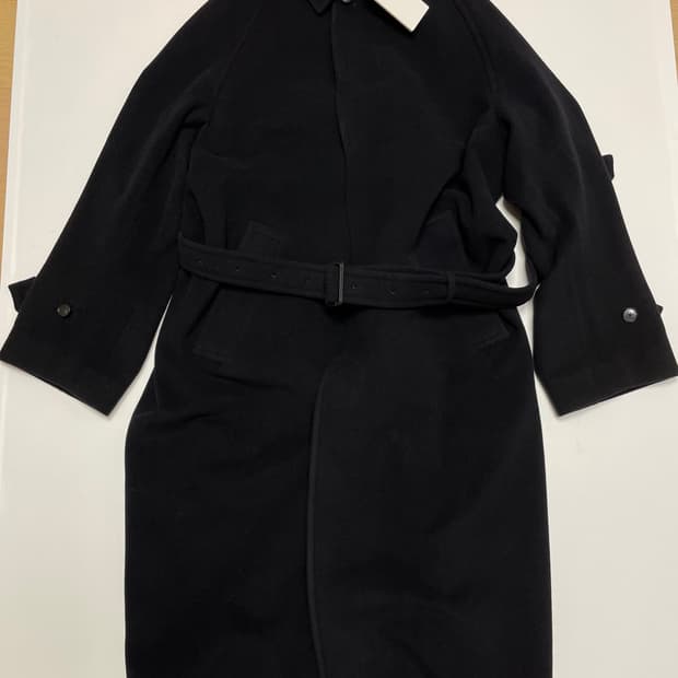 오라리 25FW 모저코트 블랙 3사이즈 새상품 판매