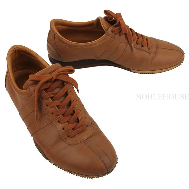 발리 카멜브라운 레더 스니커즈(37)