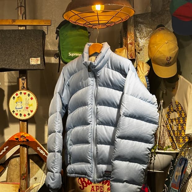 파타고니아 패딩 하늘색