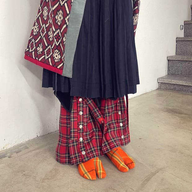 Takuya Angel Tartan Check Skirt