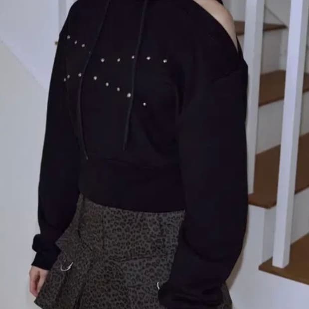 로제프란츠 컷아웃 후드티 후드