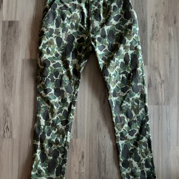 덕 카모 팬츠