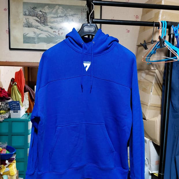 [캘빈클라인]손흥민 캡슐 릴렉스핏 후드 맨투맨 M(100~105)