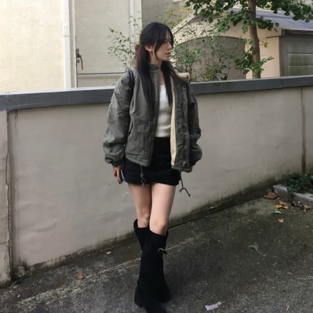 아워캐비넷 dumble warm safari 카키