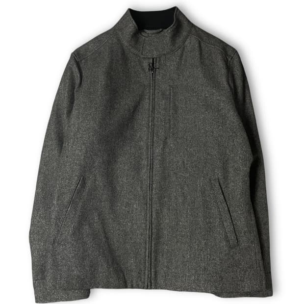 바나나리퍼블릭 차콜그레이 하프 울자켓 L