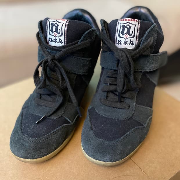 Ash 아쉬 웨지힐 스니커즈 블랙 36