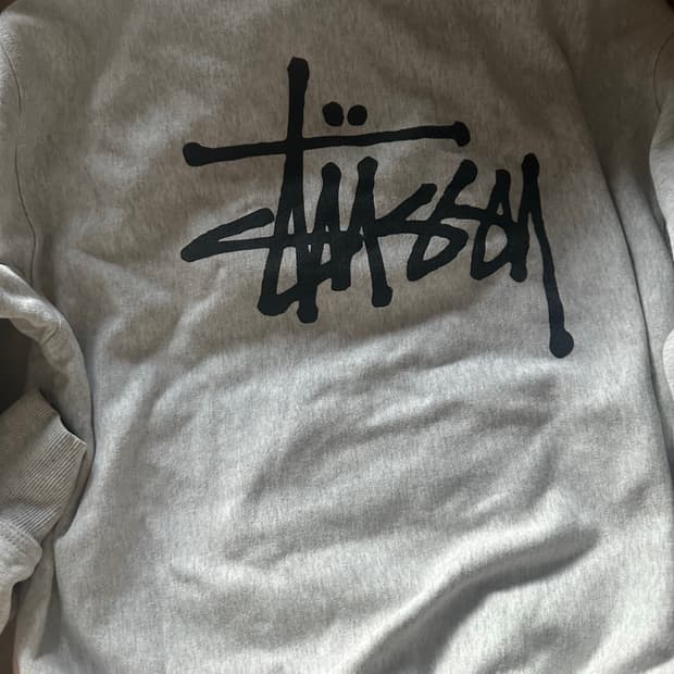 Stussy hoodie ash heather
