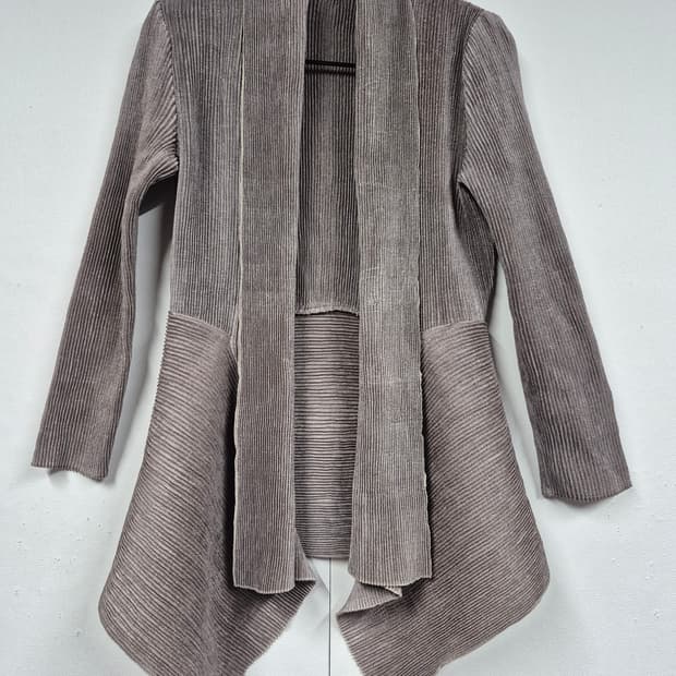 플리츠 가디건 자켓