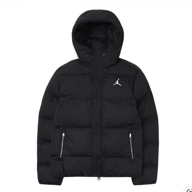 조던 에센셜 퍼퍼 자켓 블랙 패딩