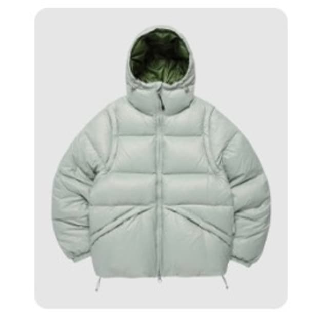 더바이닐하우스 리버시블 패딩