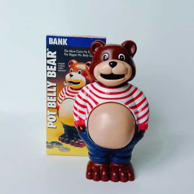 Vintage | Pot Belly Bear 저금통