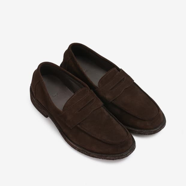 킨치 810a 브라운 스웨이드 로퍼