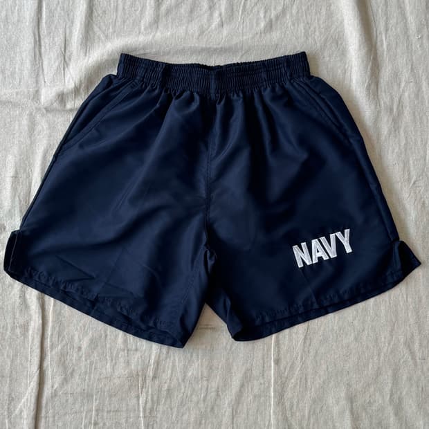 밀리터리 navy 나일론 반바지 F
