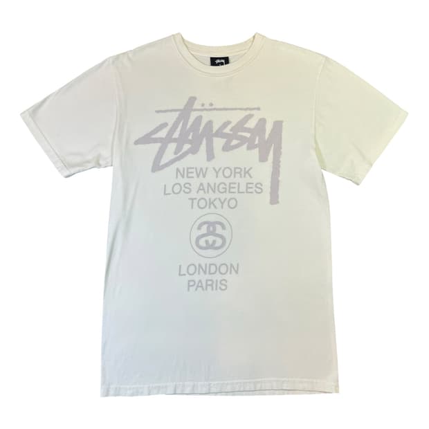 STUSSY 스투시 월드투어 반팔 티셔츠