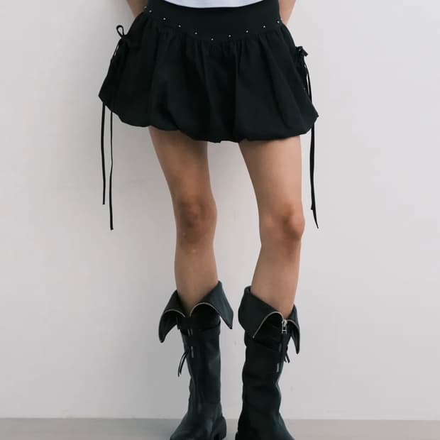 미드나잇무브 bl 스커트 블랙 S