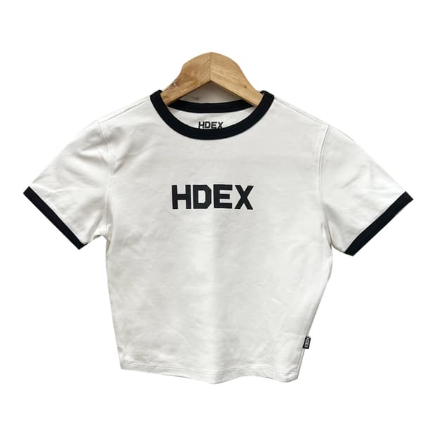 HDEX 에이치덱스 우먼스 릴렉스핏 화이트 크롭탑 S