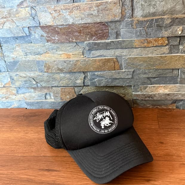 스투시 매쉬 볼캡