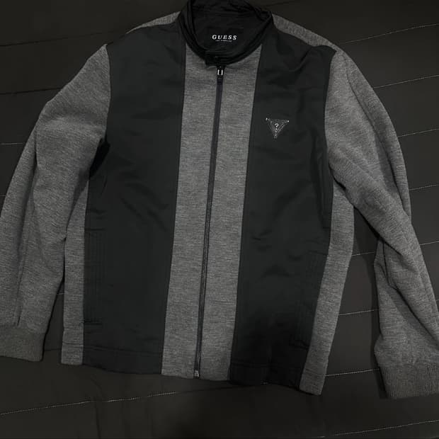 게스 빈티지 배색 자켓