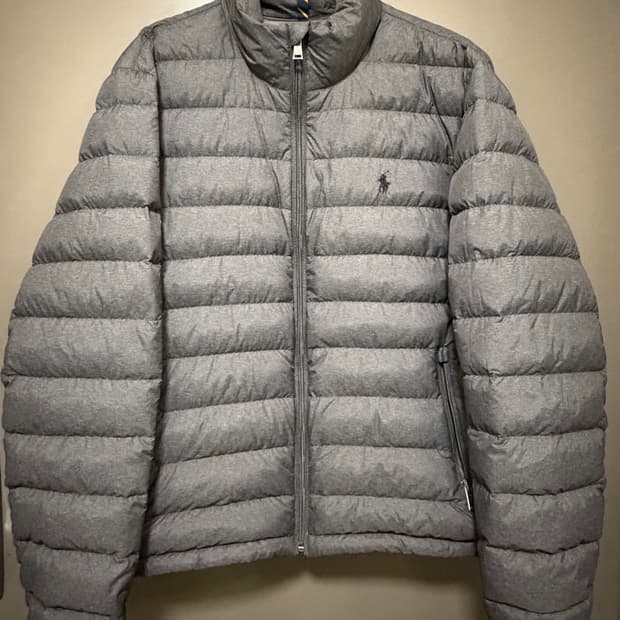폴로 랄프로렌 그레이 경량 패딩