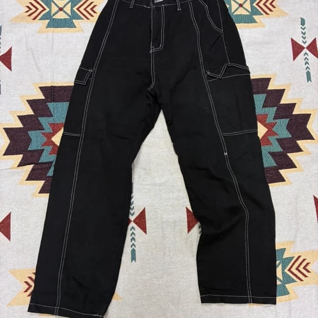 (일괄판매) 블랙카고팬츠&카키멜빵치마