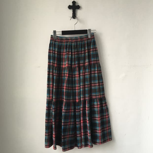 Check pattern layer skirt