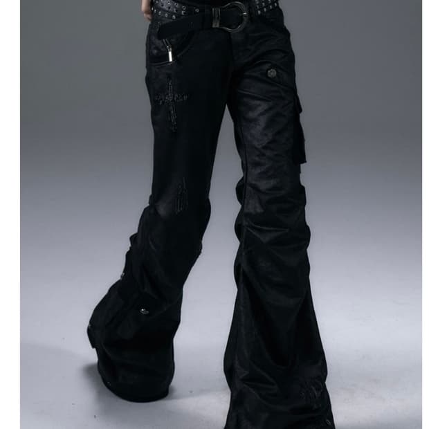 shop cor 펑크 로우웨이스트 팬츠