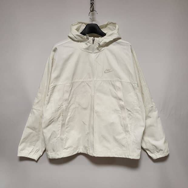 나이키 면아노락 오버핏 후드집업