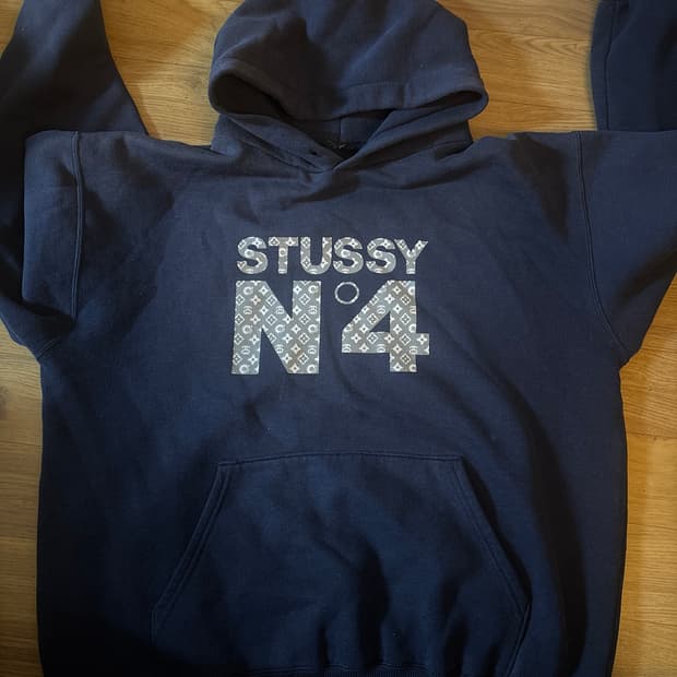 [L] 2000's  Stussy Monogram N4 후드