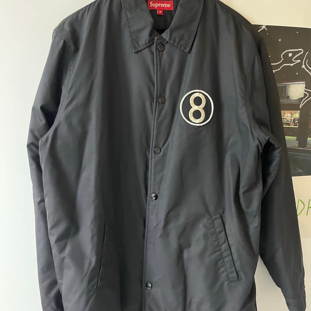 12s 슈프림 8ball 코치자켓