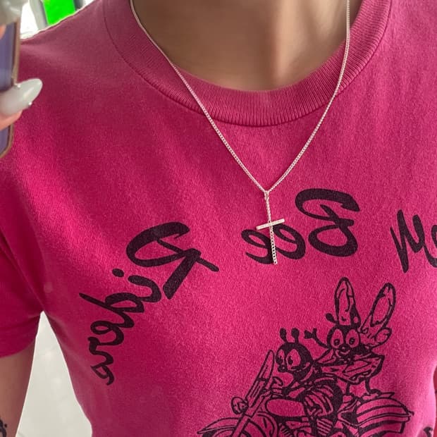chain cross necklace 체인 목걸이