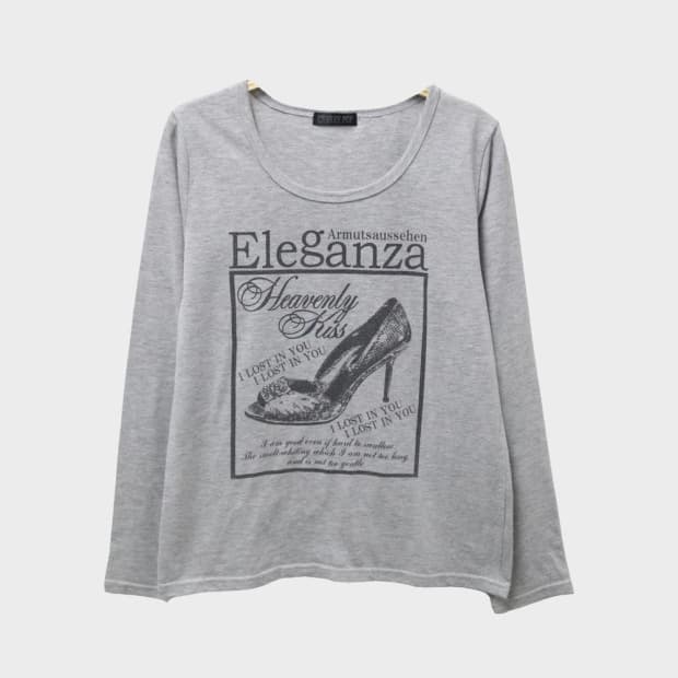 체리팝  Y2K 프린팅 긴팔 티셔츠 63546