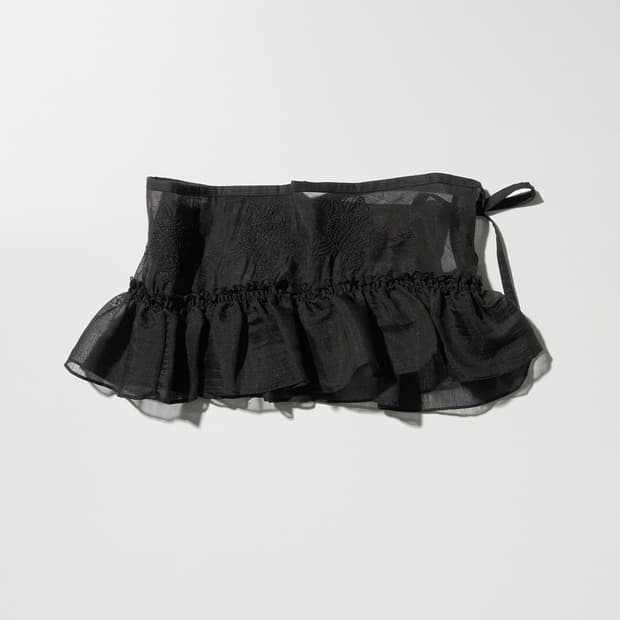 스컬프터 Peekaboo Micro Sheer Skirt