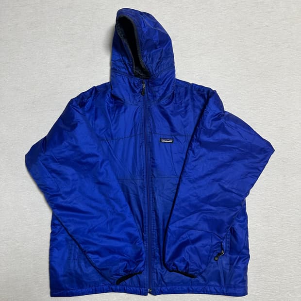 (L)00s 파타고니아 빈티지 퍼프볼 후드 패딩 블루