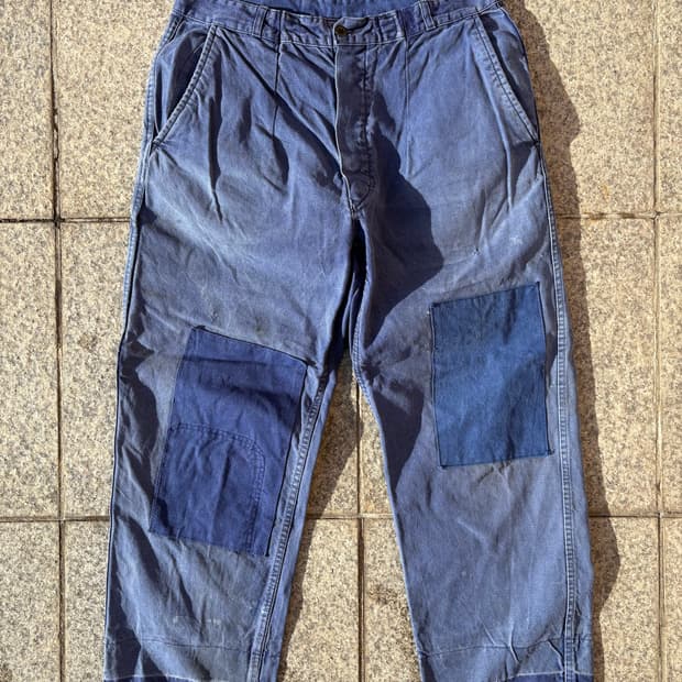 빈티지 HBT 프렌치 워크 팬츠