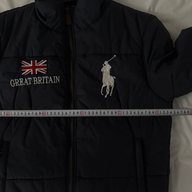 폴로 빅포니 브리튼 패딩 네이비