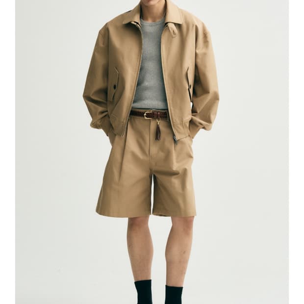 (타임세일)노이어 헤비 치노 블루종 브라운 52