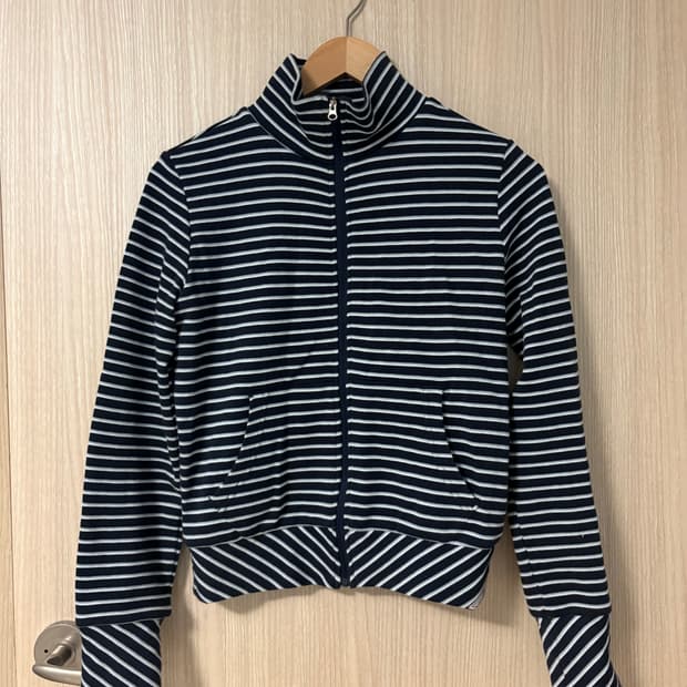 스트라이프 트랙 자켓