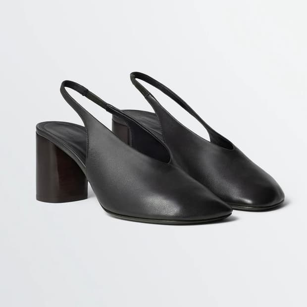 [37,38]르메르 26ss 글로브 슬링백 펌프스힐/다크 초콜렛